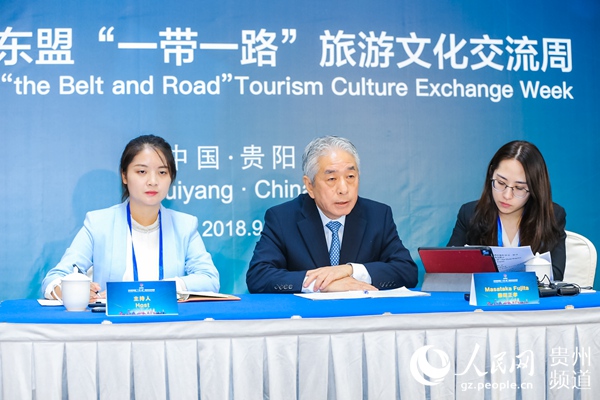 日本—東盟中心秘書長藤田正。孫一銘 攝