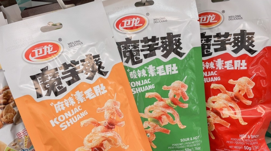 圖為魔芋爽。圖片來源：臺(tái)灣《聯(lián)合報(bào)》楊雅婷攝。